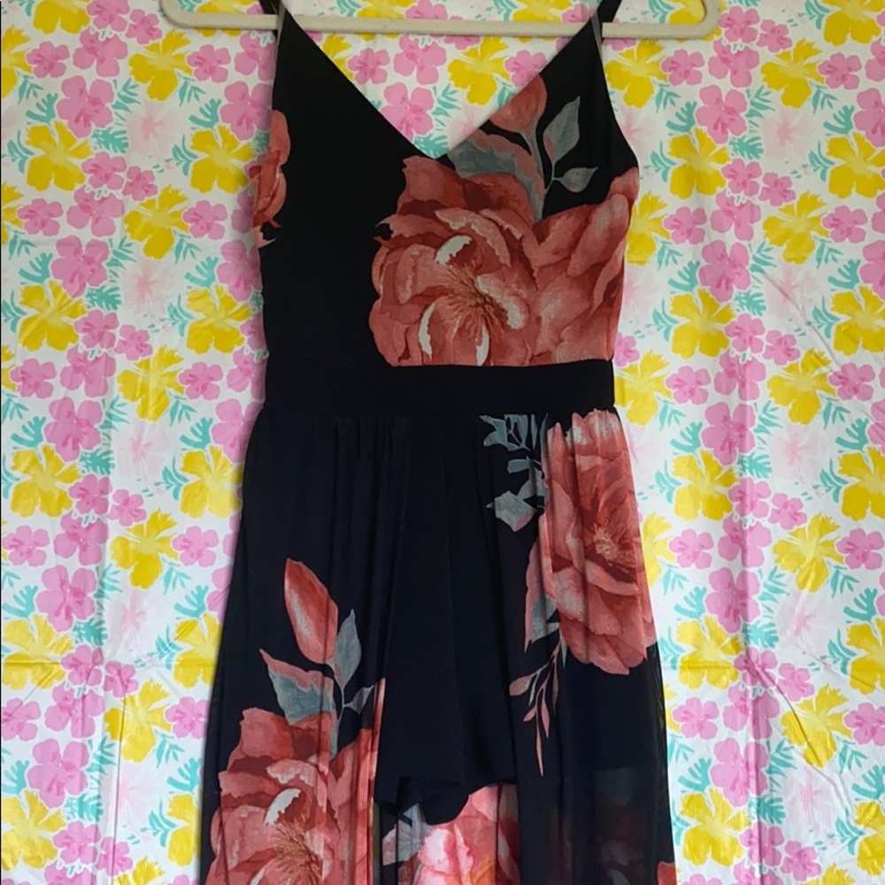 Floral romper dress